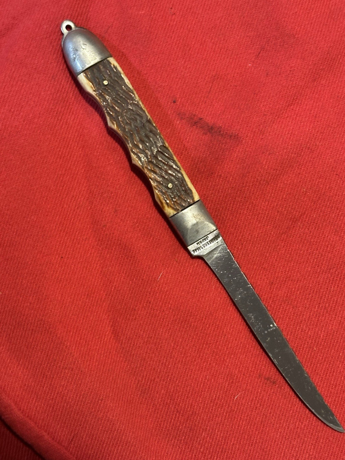 VINTAGE G.C.C.O. FISH SCALING FILLET KNIFE STAINLESS STEEL MADE IN JAPAN OLD VINTAGE G.C.C.O. FISH SCALING FILLET KNIFE STAINLESS STEEL MADE IN JAPAN OLD