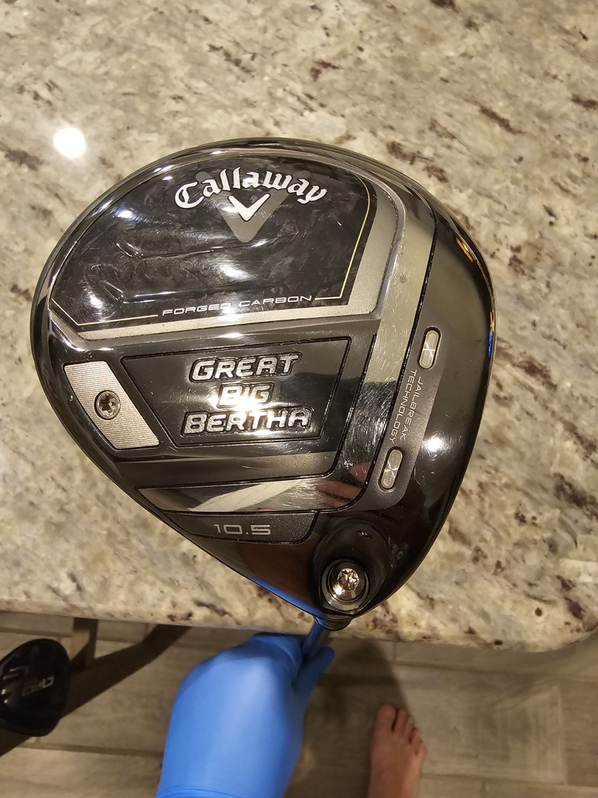 Callaway Great Big Bertha GBB 10.5° 1-Wood Driver Stiff Graphite Shaft