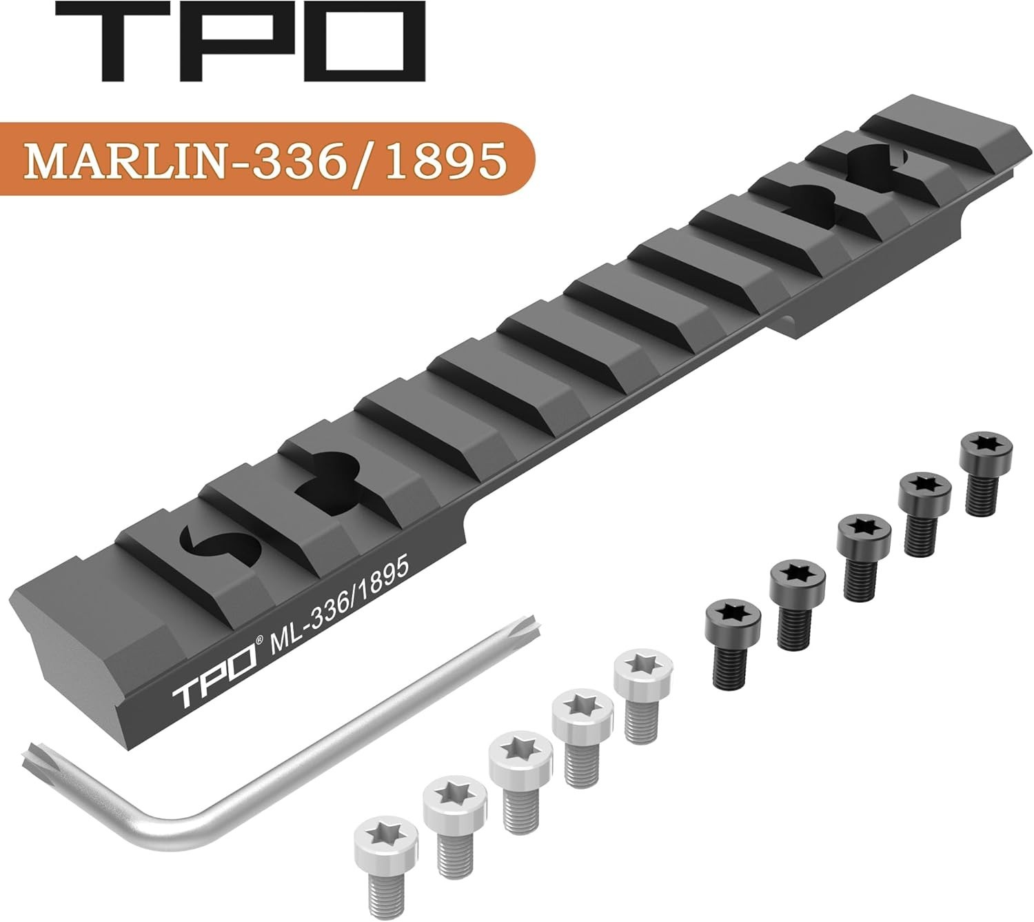 TPO Marlin 336/1895 Picatinny Rail Mount 6061 Aluminum w/ Screws