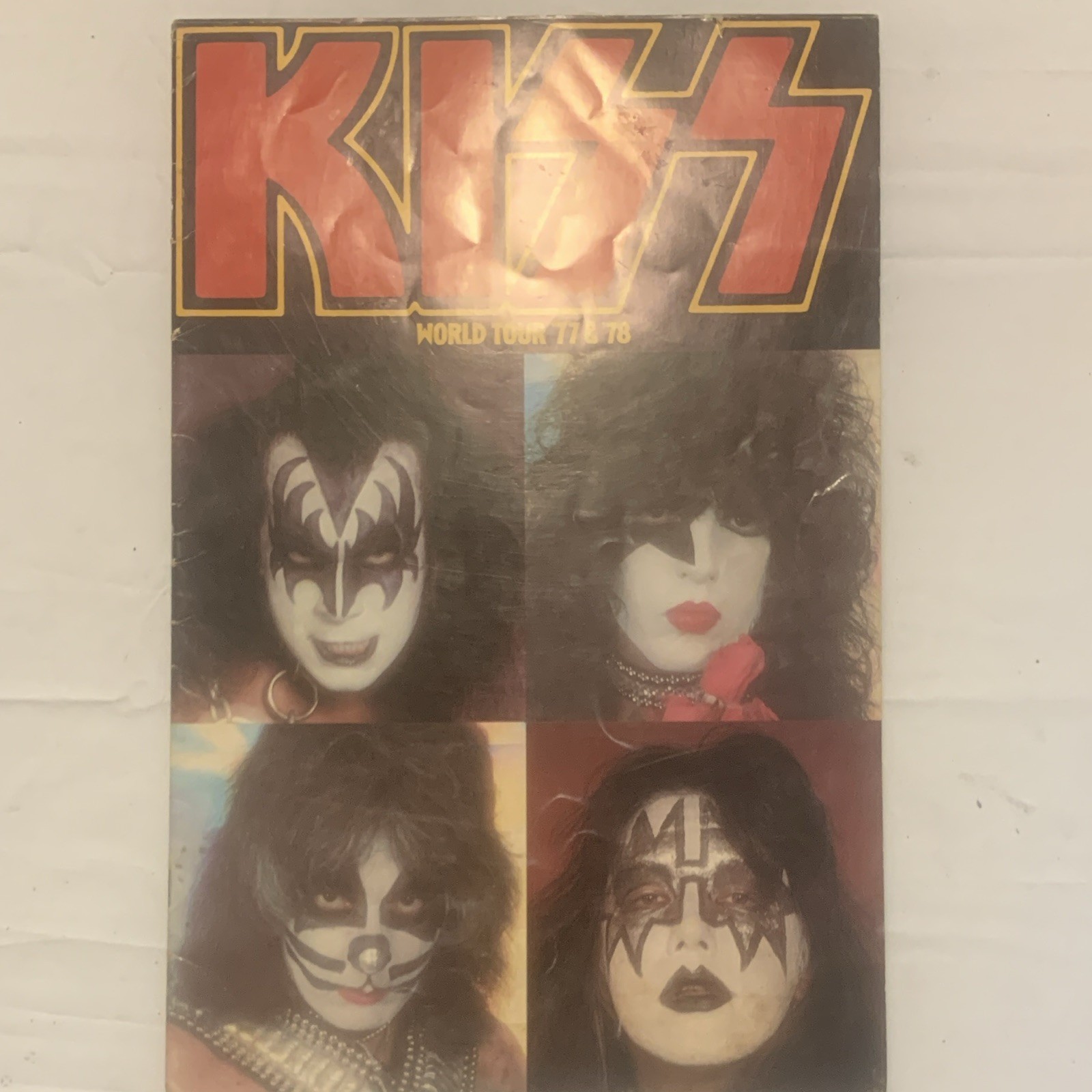 Kiss World Tour 77-78 Concert Program Tour Book Photo Booklet Kiss World Tour 77-78 Concert Program Tour Book Photo Booklet