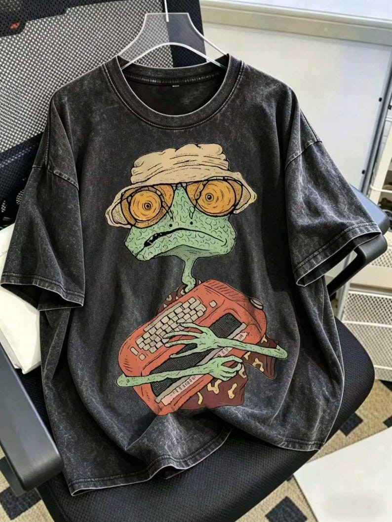 Vintage Fear and Loathing Rango Acid Wash DTG Graphic Tee