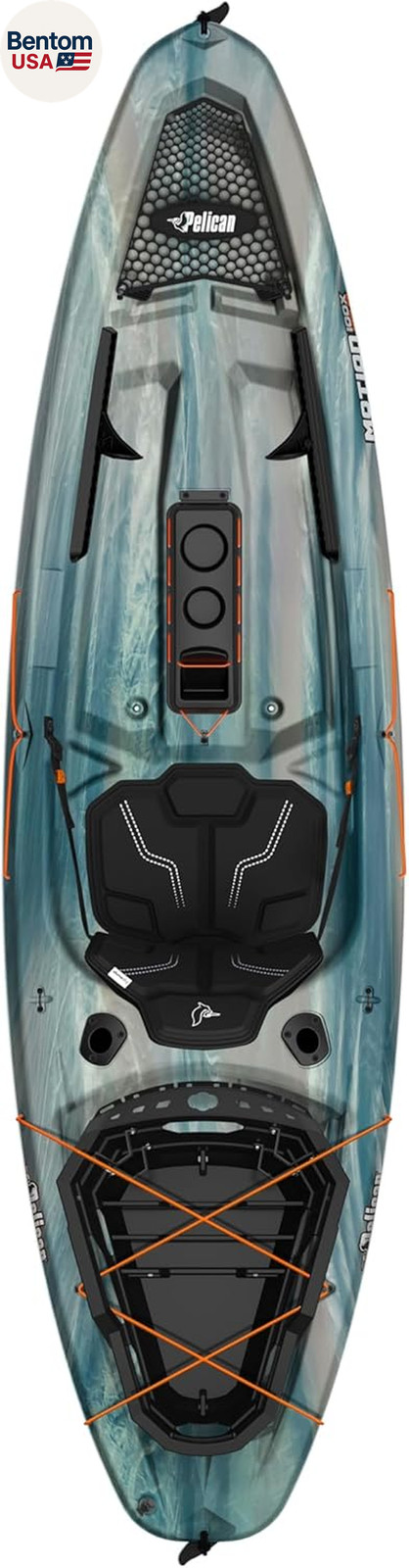 Pelican Sentinel 100X - Angler Sit on Top Fishing Kayak - Lightweight - Ergoloun