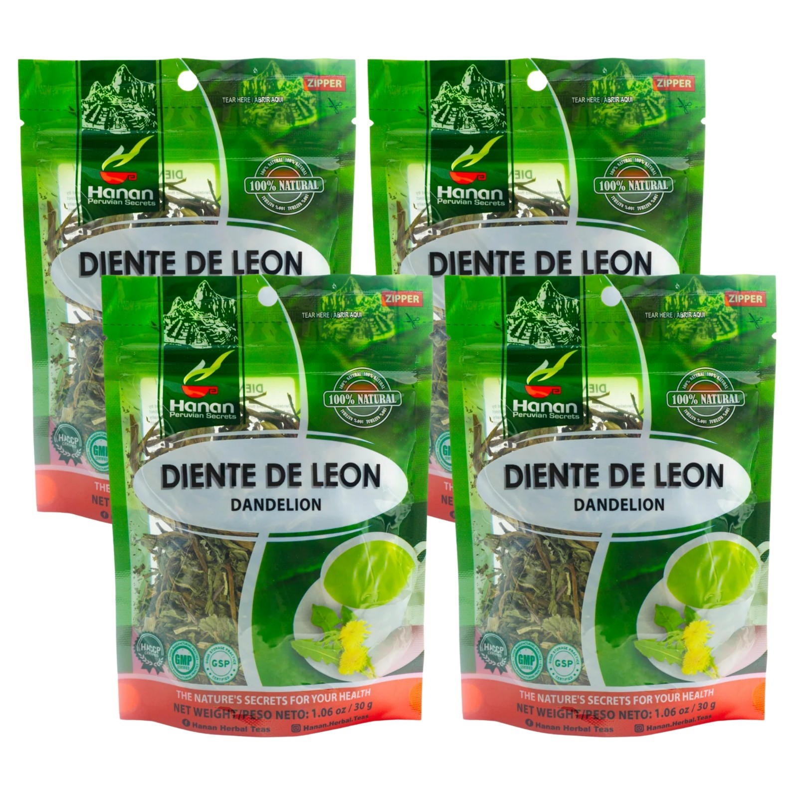 Dandelion Loose Leaf and Root Tea - Te de Diente de Leon Herbal Tea from Peru