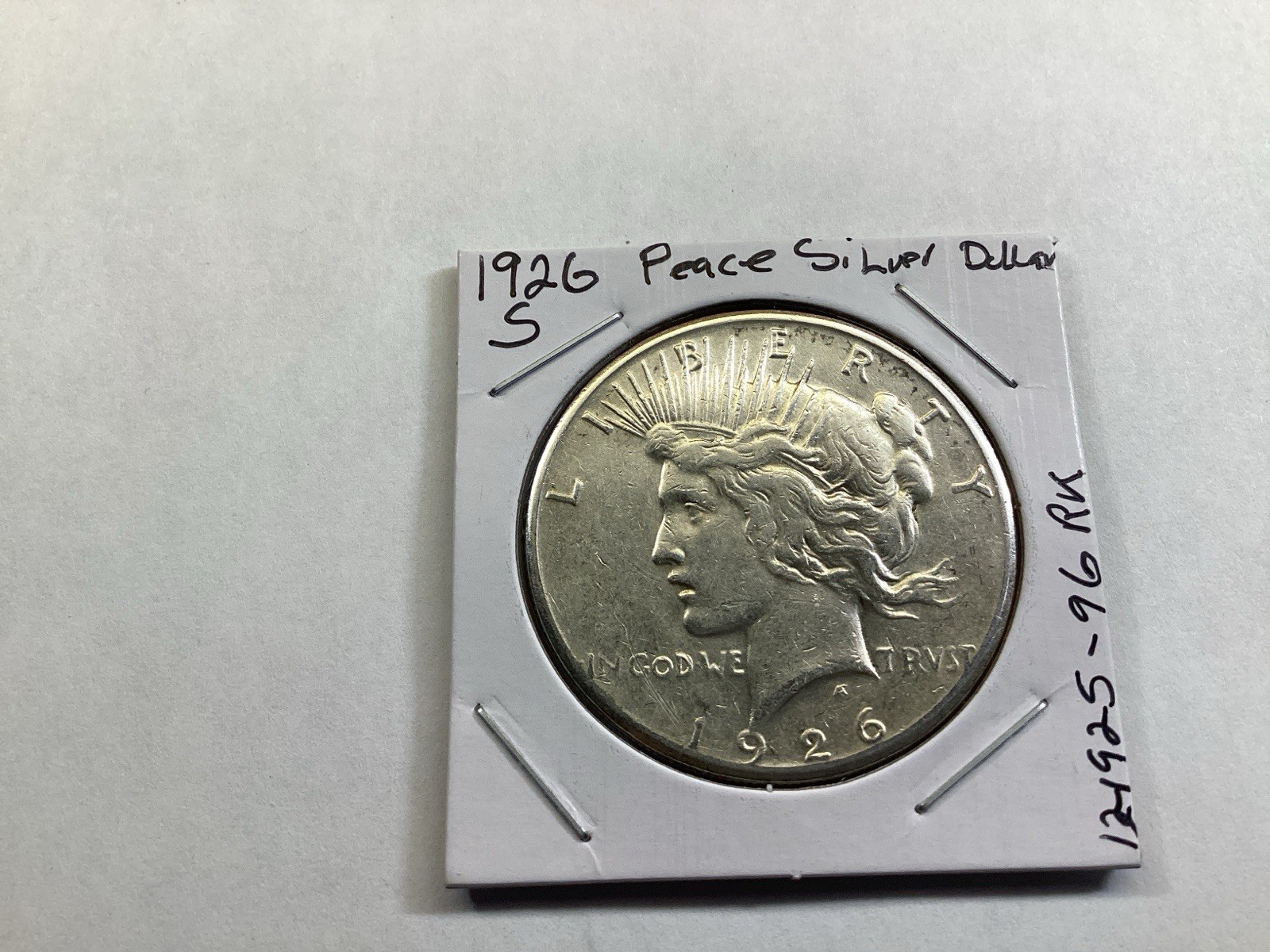 1926 S Peace Silver Dollar in Very Fine Condition from San Francisco 121925 96rk