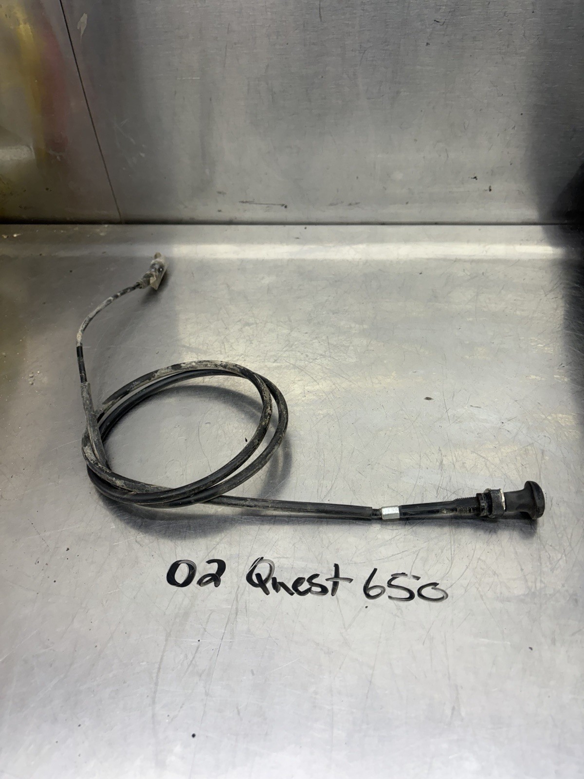02 03 04 Bombardier Quest JD Buck 500 650 OEM Choke Lever Cable Plunger Assembly