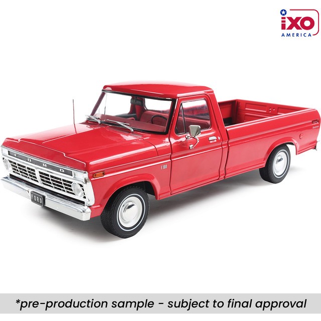 IXO ModelCars 1974 Ford F-100 Pickup 1:18 Scale Diecast U18RDC003 IXO ModelCars 1974 Ford F-100 Pickup 1:18 Scale Diecast U18RDC003
