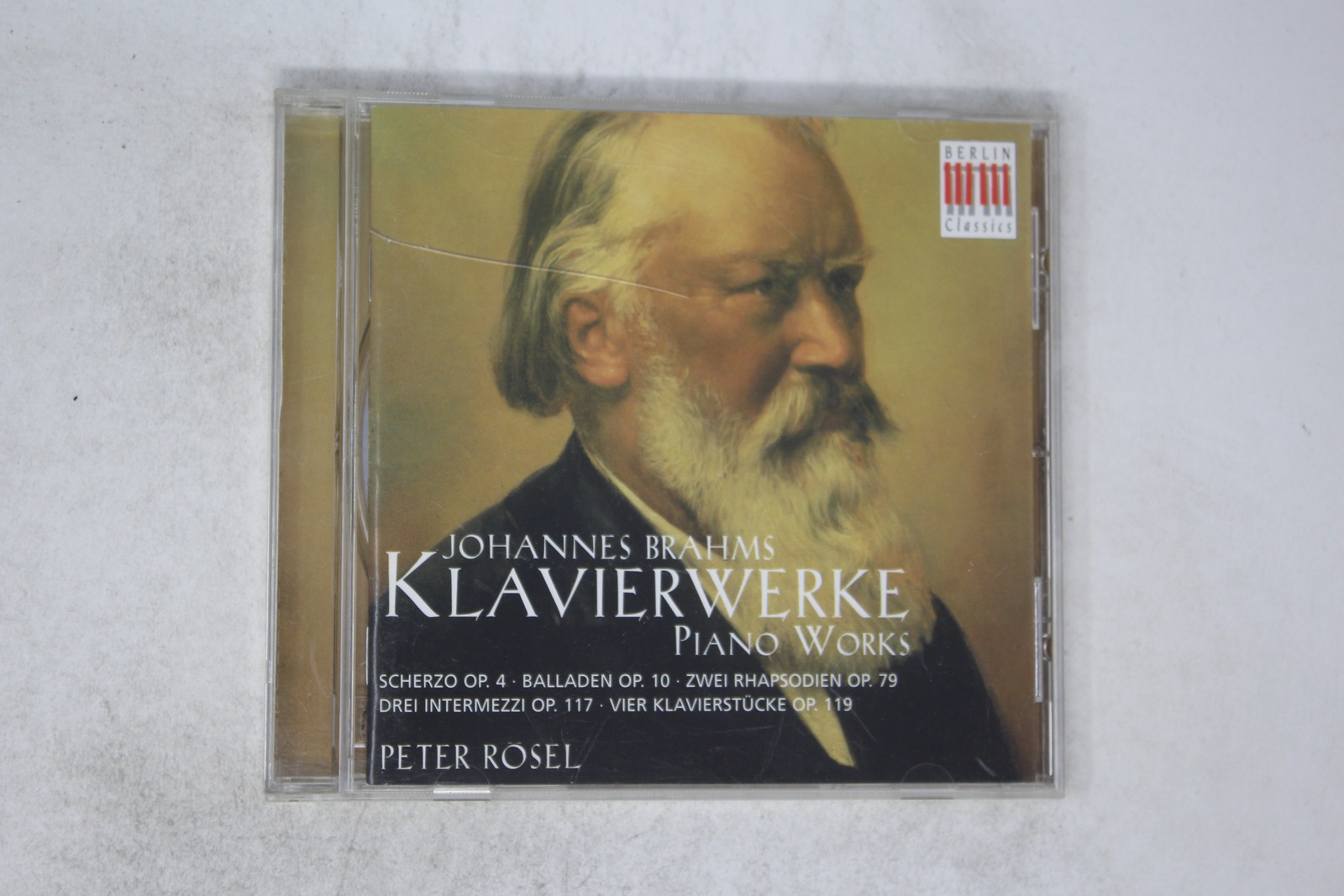 Johannes Brahms Klavierwerke Piano Works CD Peter Rösel Johannes Brahms Klavierwerke Piano Works CD Peter Rösel