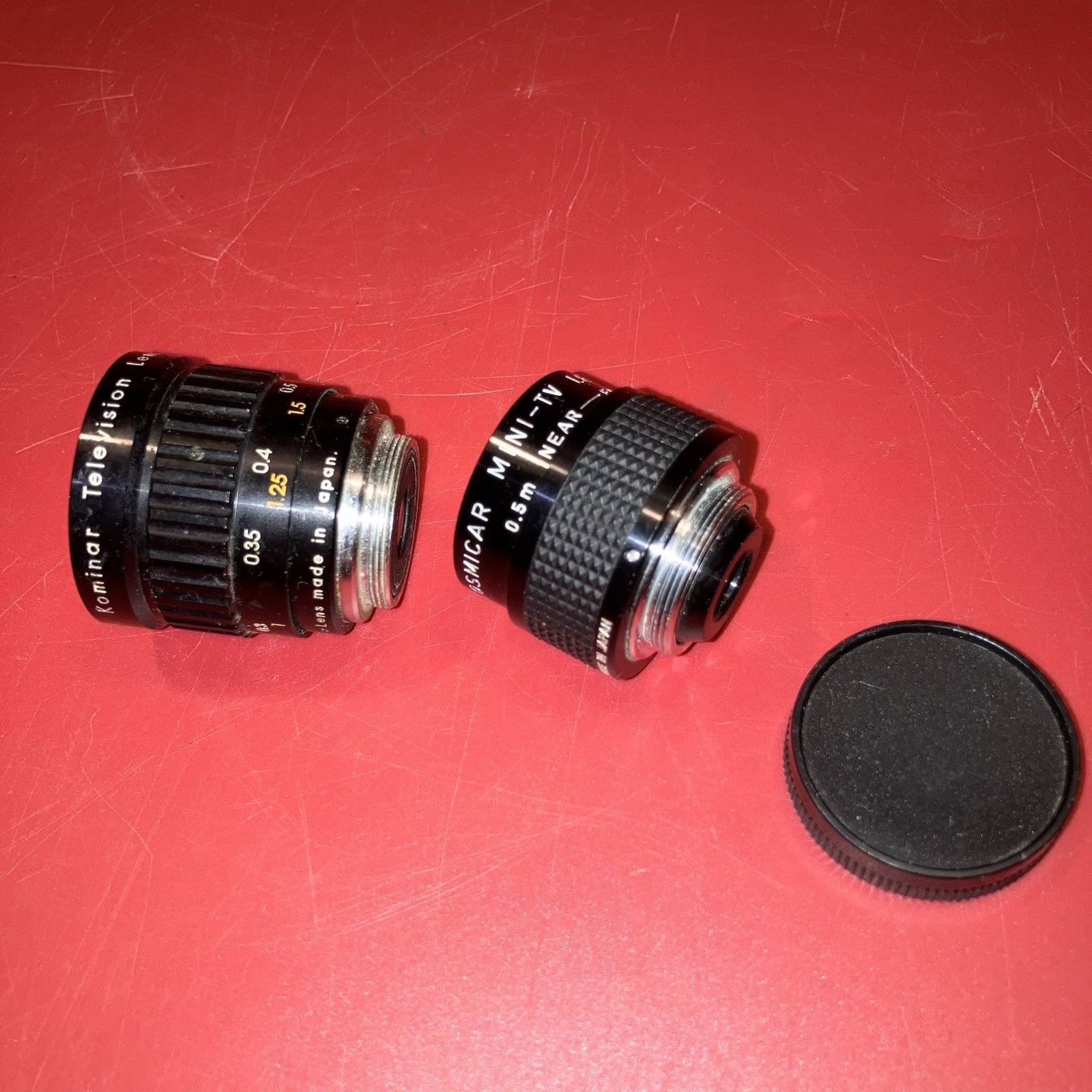 Kominar And Cosmicar TV Lenses Kominar Television Lens Cosmicar Mini TV Lens Kominar And Cosmicar TV Lenses Kominar Television Lens Cosmicar Mini TV Lens
