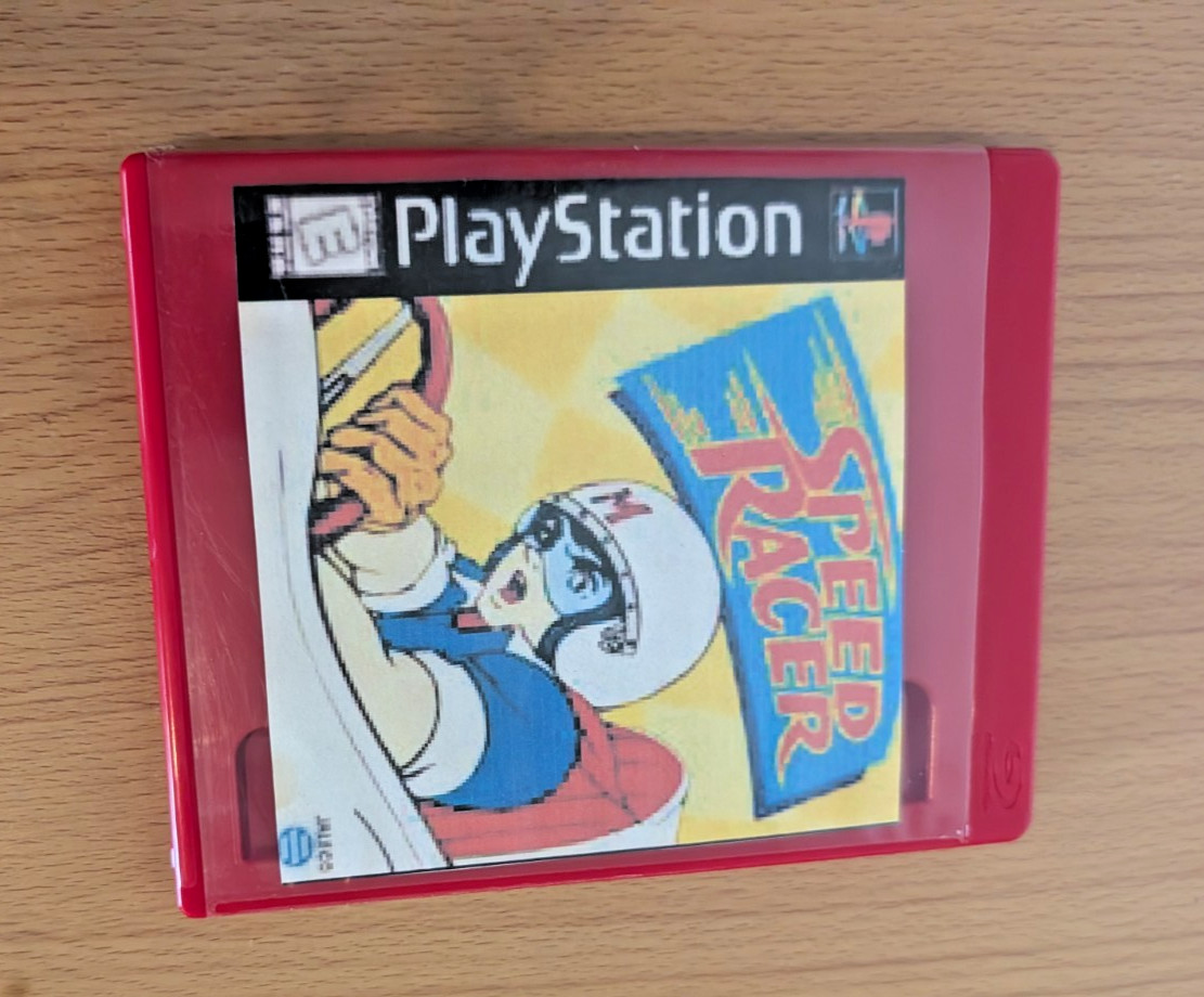 Vintage Speed Racer Sony PlayStation 1 1998 Tested & In Blockbuster Rental Case