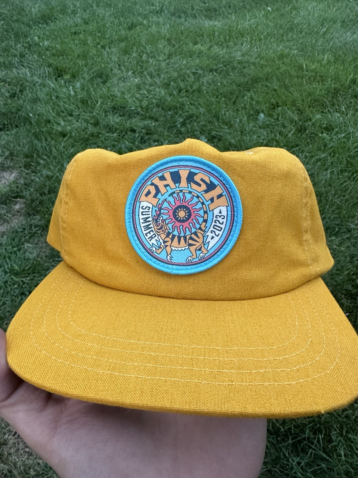 Phish Summer 2023 Yellow Snapback Hat Cap Adjustable - Rock & Pop Phish Summer 2023 Yellow Snapback Hat Cap Adjustable - Rock & Pop