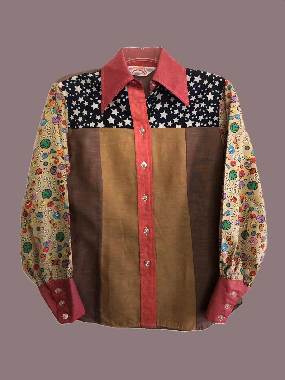 Vintage 60\'s/70\'s Peter Max Wrangler Shirt/Blouse (Size 34)
