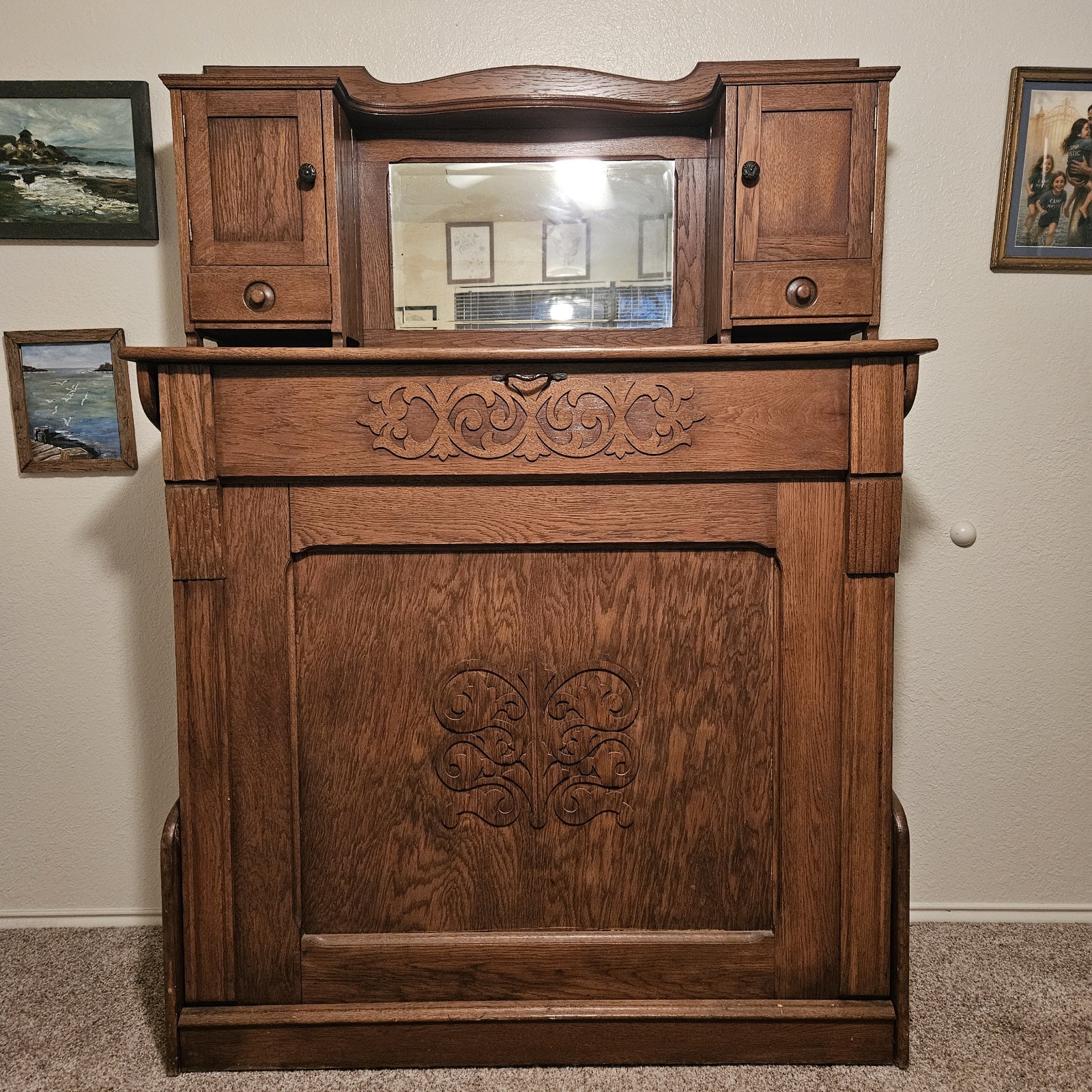 MURPHY BED-late 1800s full size MURPHY BED-late 1800s full size