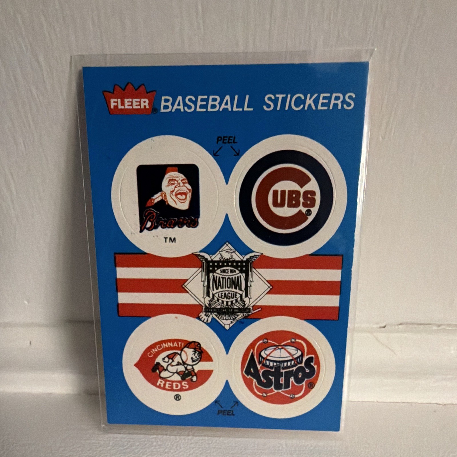 Fleer 1989 Baseball Stickers Houston Astros Team History Vintage Original