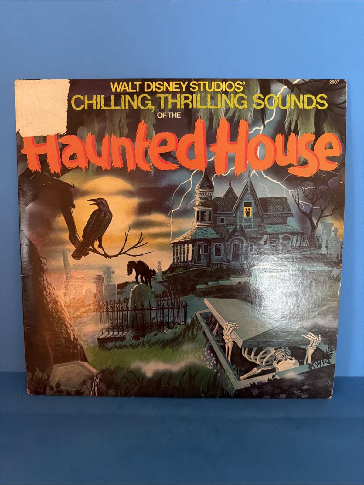Walt Disney Chilling Sounds of Haunted House Vinyl Record Halloween Vintage
