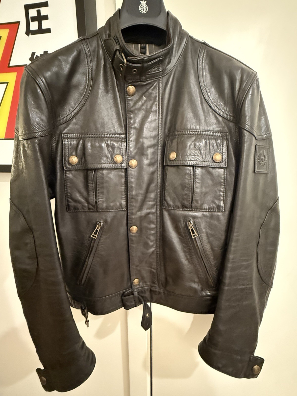 Belstaff leather mens ‘gangster’ jacket
