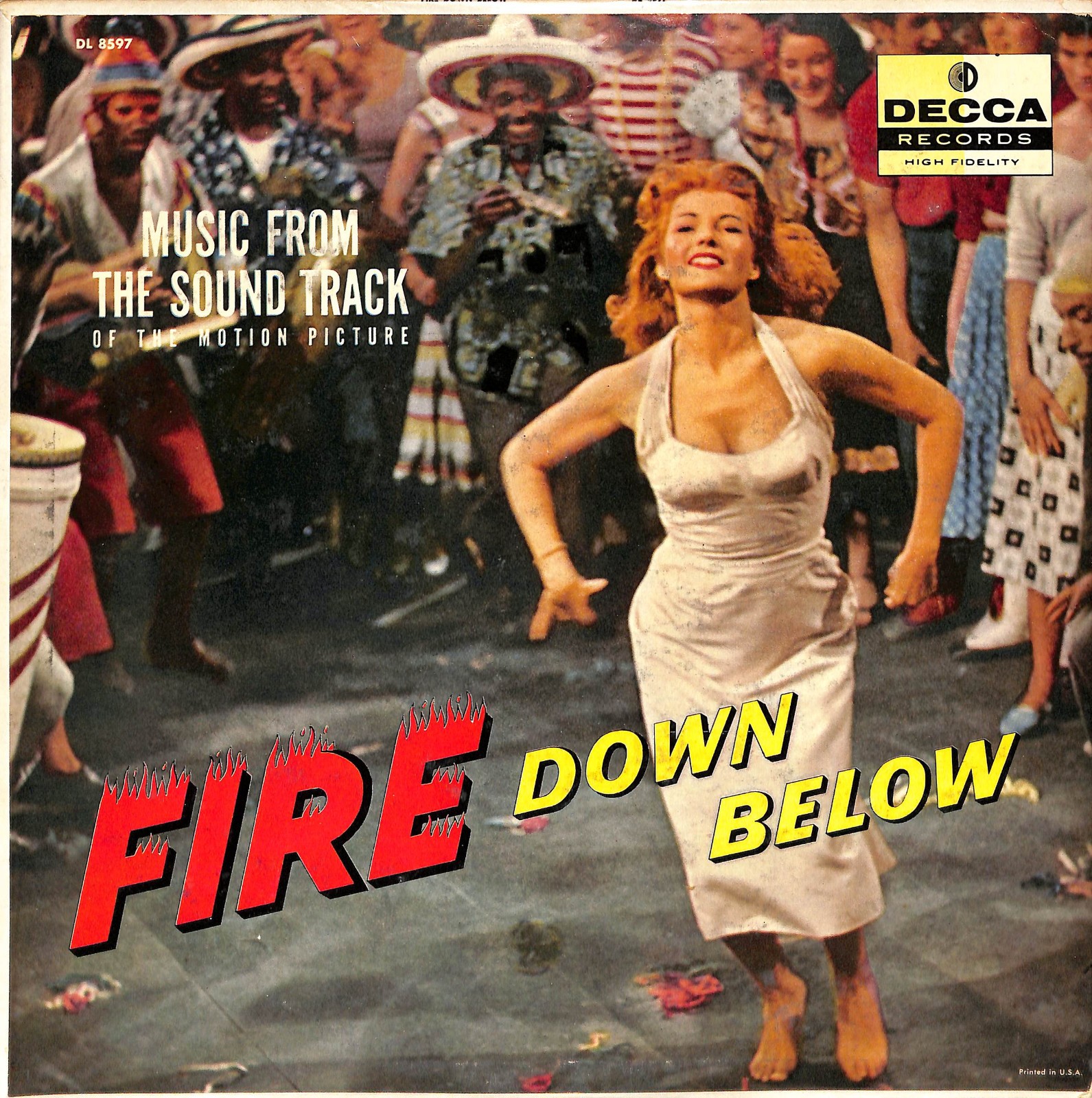 LP - Muir Mathieson Conducting The London Sinfonia  Fire Down Below DL 8597 1957