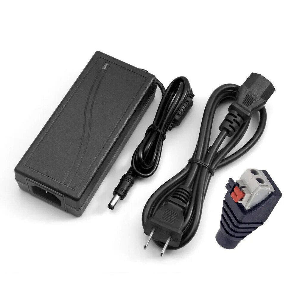 AC/DC 12V 5A Power Supply Adapter Transformer For 5050/5630 LED Strip Light 60W