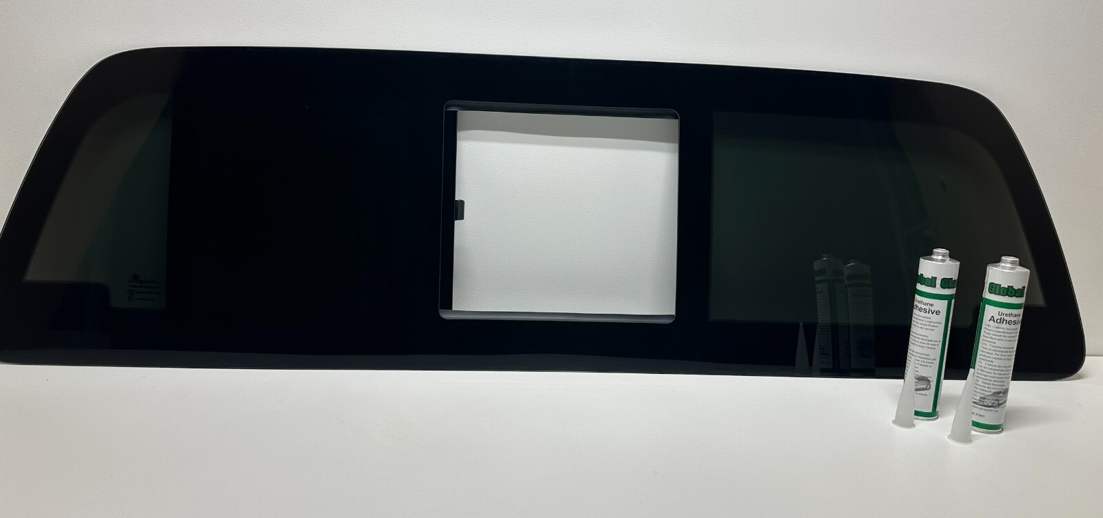 Fits 2008-2016 Ford F250 F350 Back Glass Manual Sliding Window NonHeat Flush Fit