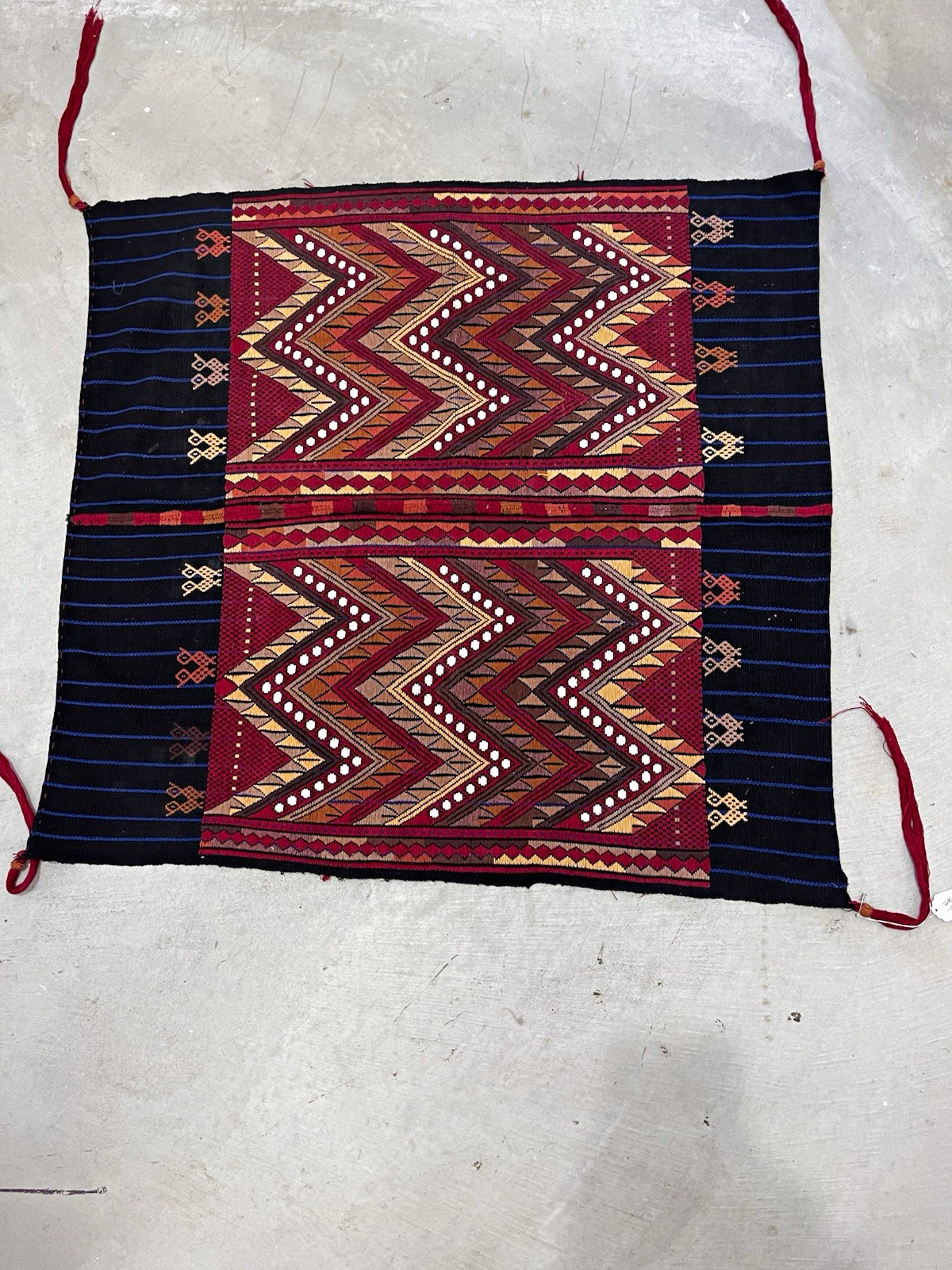 Vintage Yao Mien Tribal Embroidery Panel | Authentic Handwoven Southeast Asian