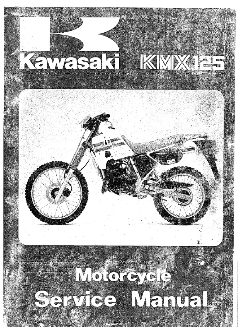 Kawasaki KMX 125 1988 Motorcycle Complete Service Manual Kawasaki KMX 125 1988 Motorcycle Complete Service Manual