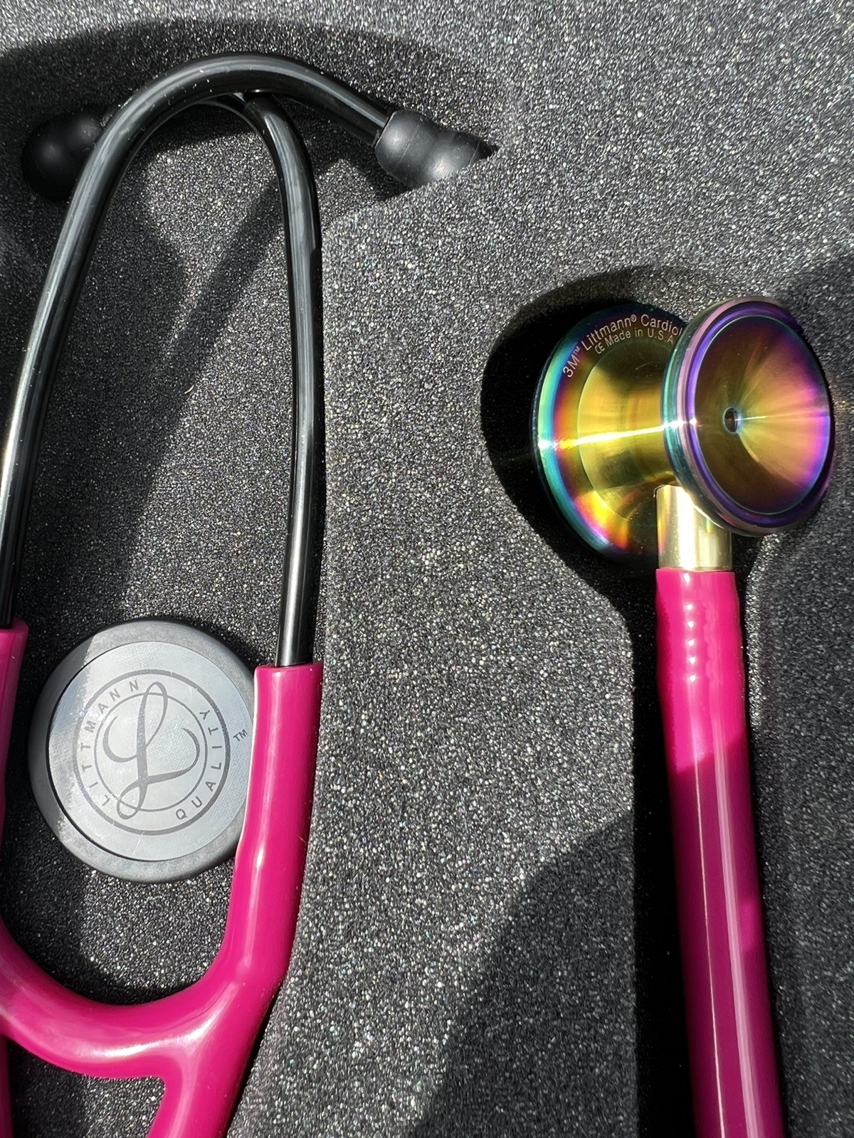 Cardiology IV Pink Raspberry Rainbow Finish 6241 littman stethescope OpenBox