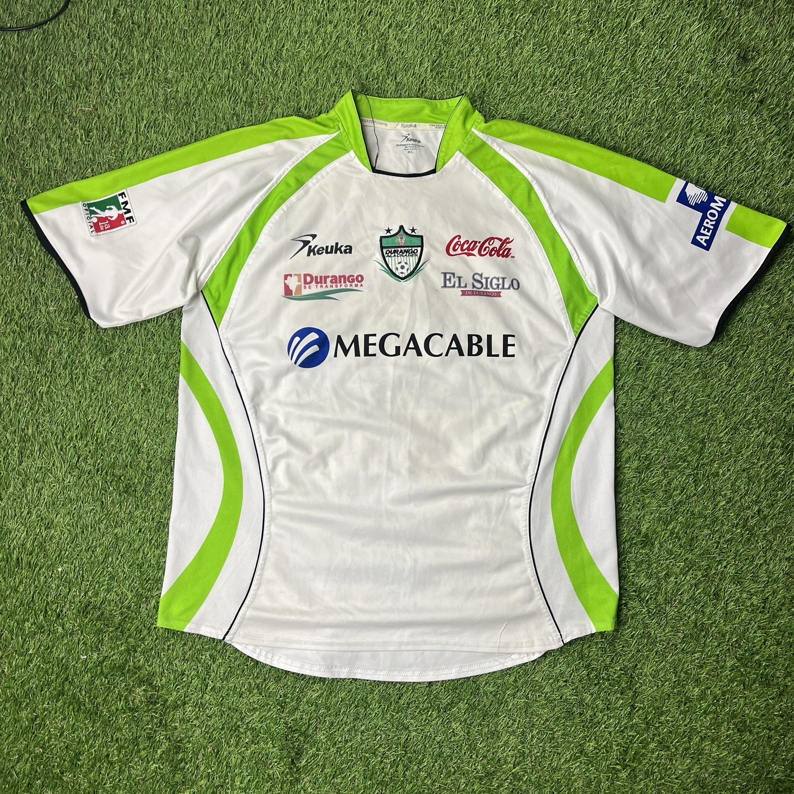Vintage Alacranes de Durango Mexico 2008-09 Soccer Jersey Size XL Keuka Shirt