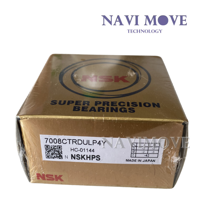 (Set of 2) New For NSK 7008CTRDULP4Y Abec-7 Super Precision Spindle Bearings USA