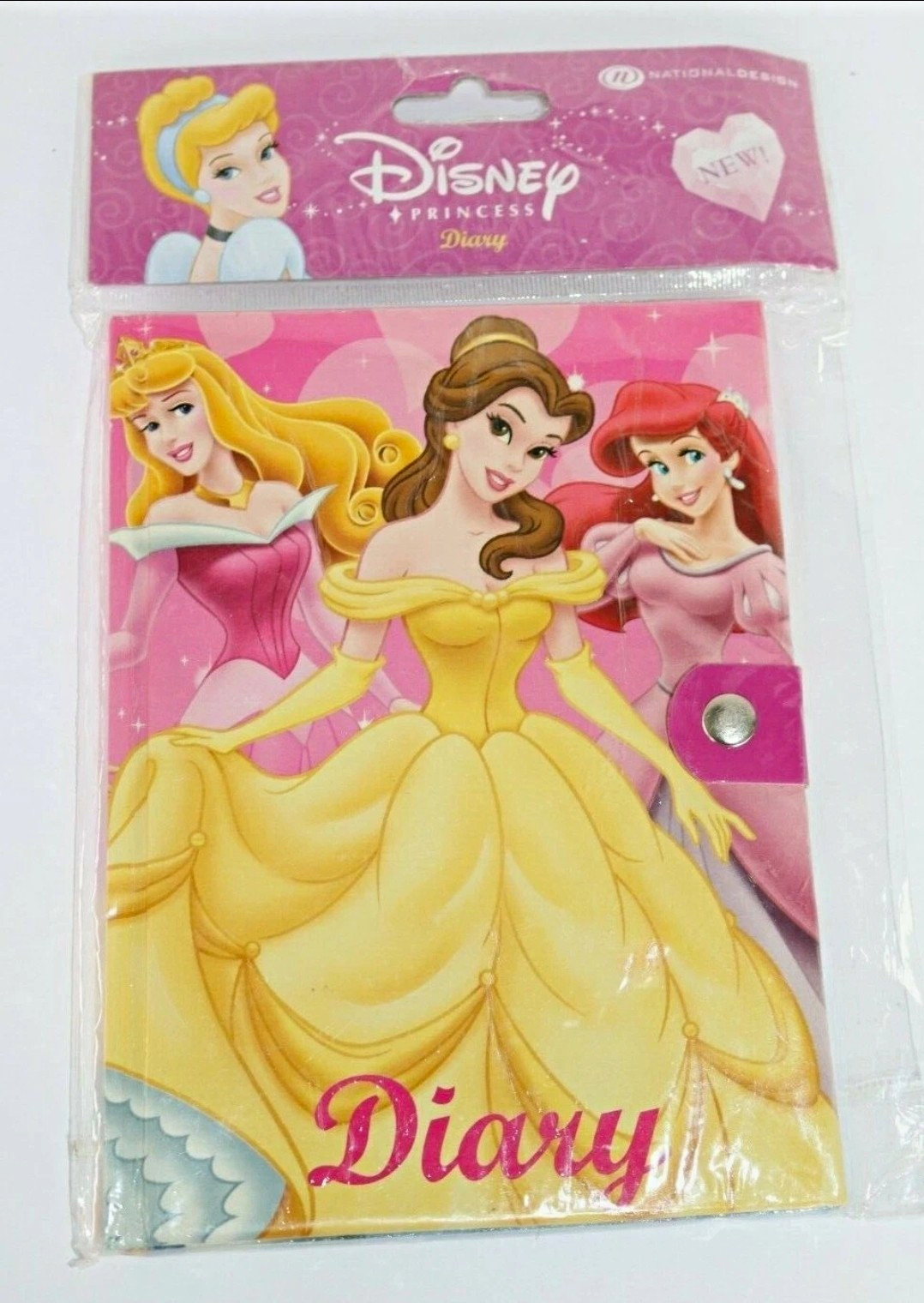 National Design Disney Princess Diary Cover with Belle Cinderella Ariel National Design Disney Princess Diary Cover with Belle Cinderella Ariel