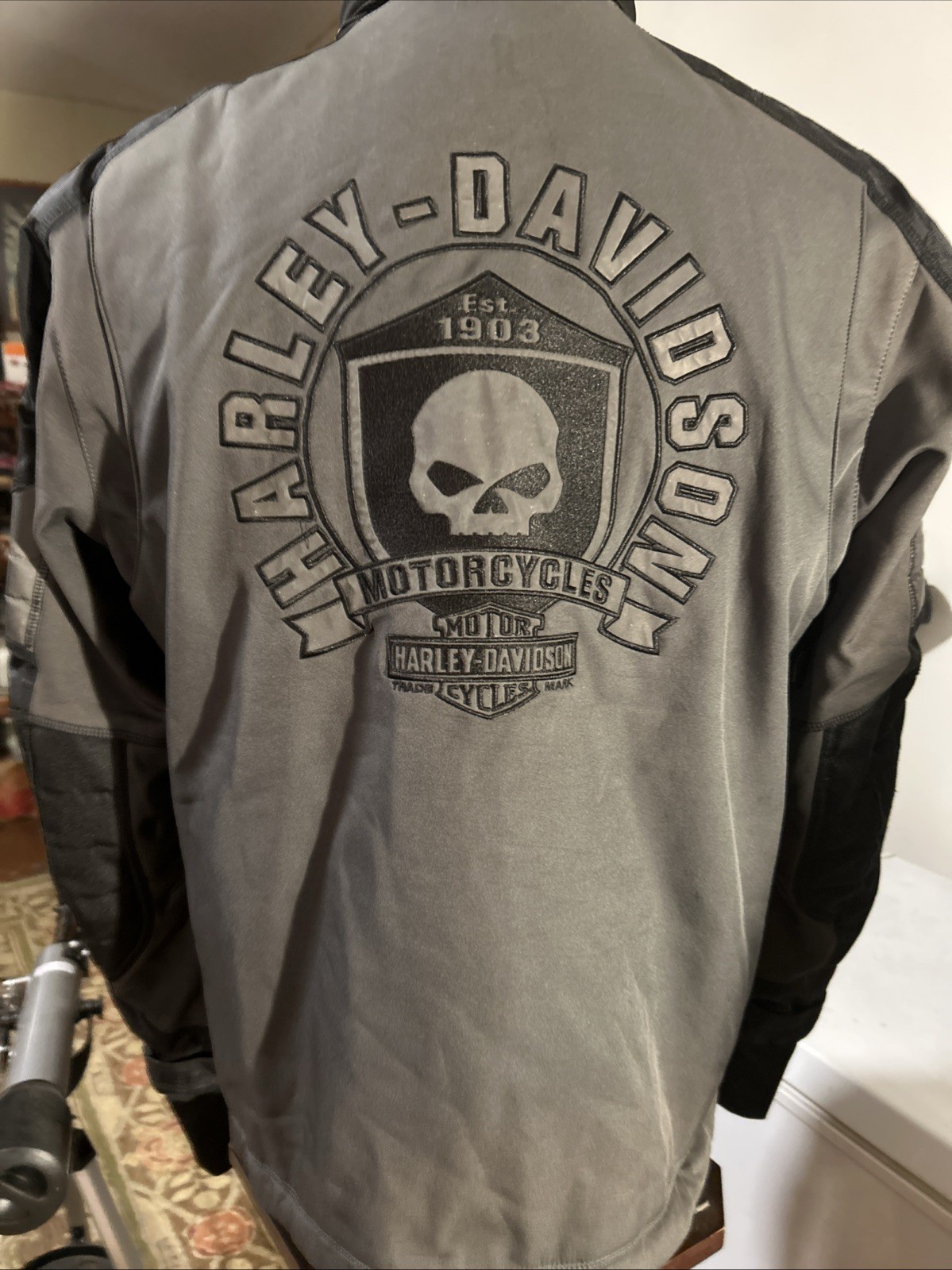 Harley-Davidson Men\'s Ridgeway Colorblocked Waterproof Riding Jacket Large L EUC
