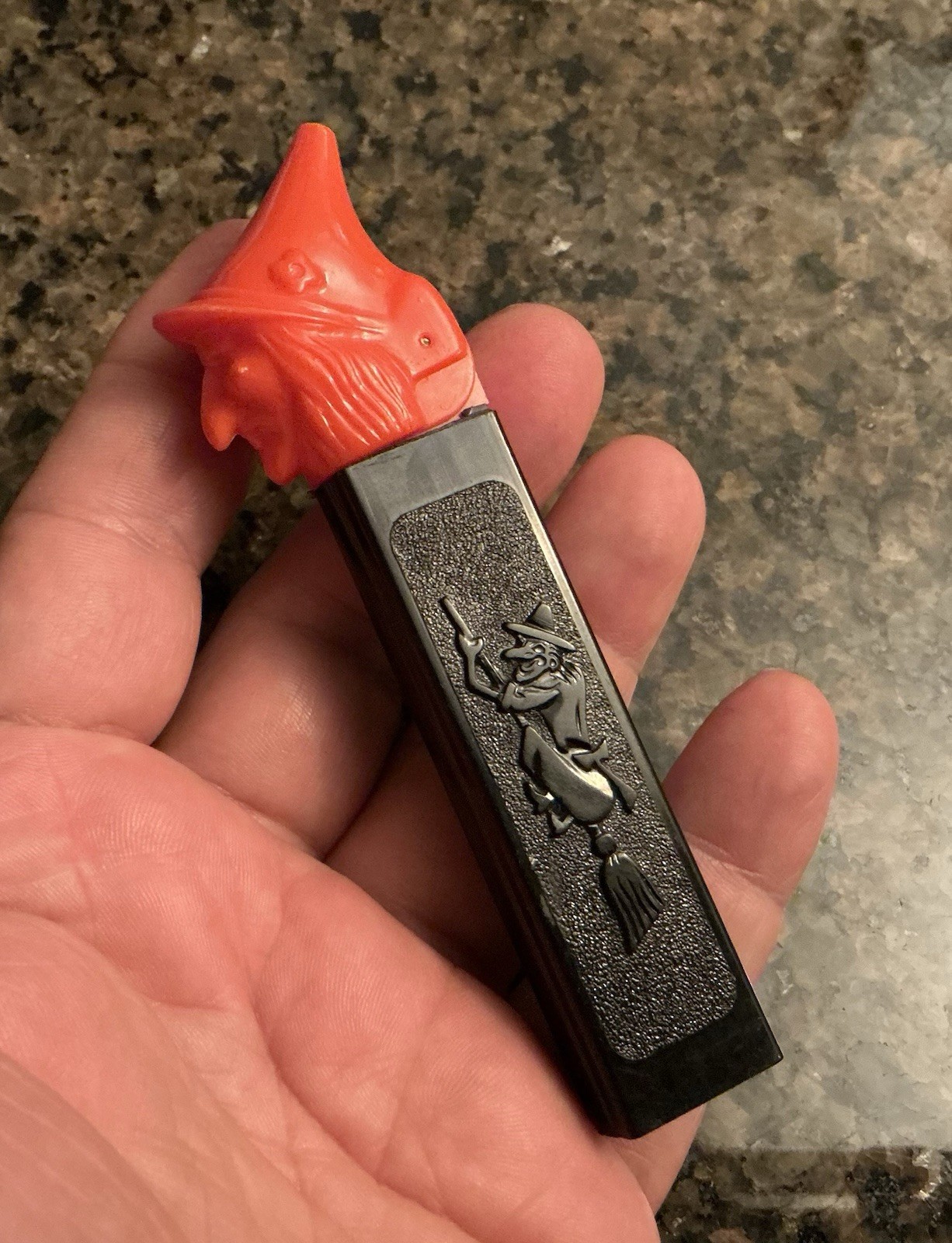 RARE Vtg 1957 Pez Dispenser Witch Orange & Black No Feet Made Austria Halloween RARE Vtg 1957 Pez Dispenser Witch Orange & Black No Feet Made Austria Halloween