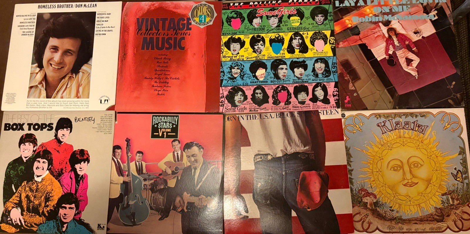 MYSTERY BAG 5 Vinyl LPs  ROCK R&B JAZZ  ETC NM Or VG , SEALED $5 shipping