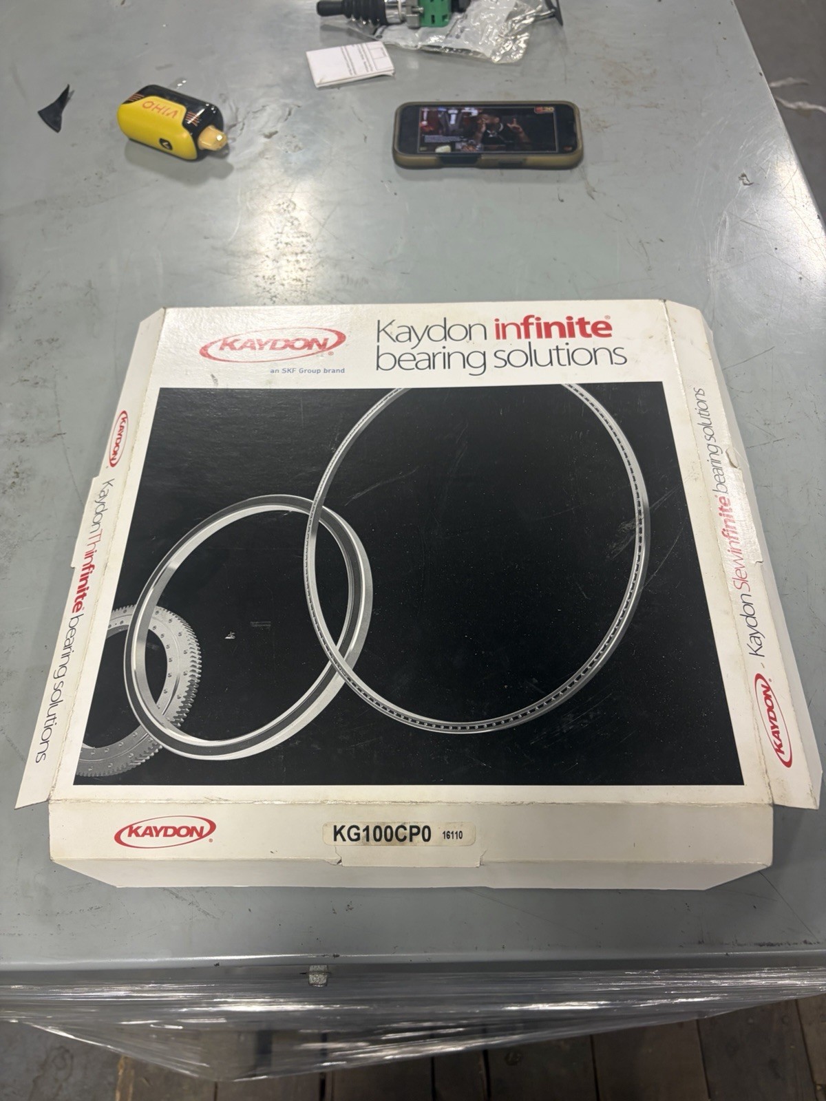 New KAYDON KG100CP0 Reali-Slim Ball Bearing Original Packaging