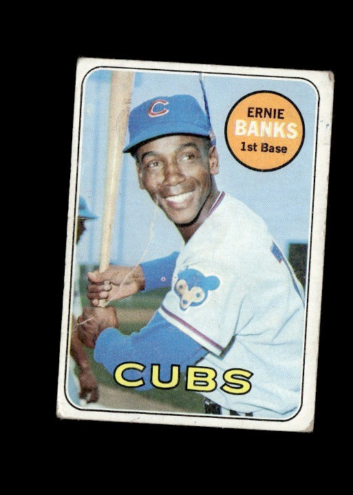 1969 Topps - Ernie Banks #20 Chicago Cubs Poor Condition