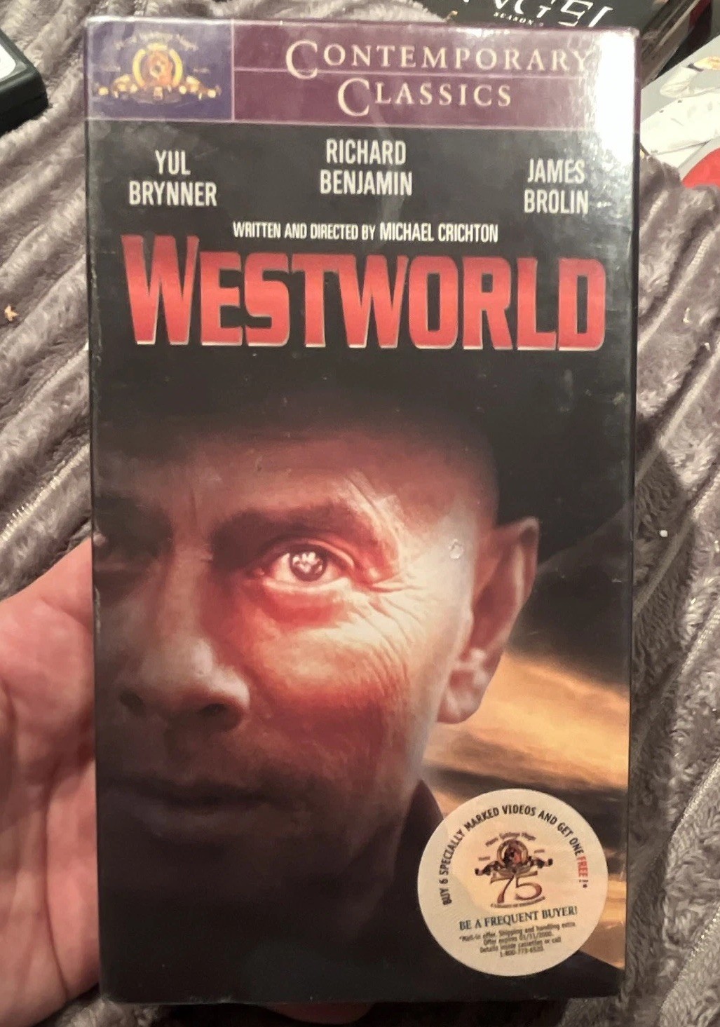 Westworld VHS (MGM/UA Home Video, 1973) Contemporary Classics PG NTSC Westworld VHS (MGM/UA Home Video, 1973) Contemporary Classics PG NTSC