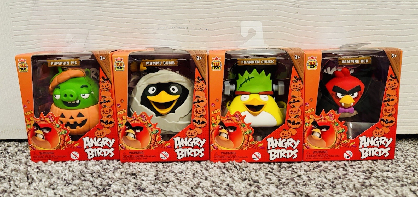 Angry Birds Halloween CheeBee Cuties Mini Figure Set of 4 The Loyal Subjects