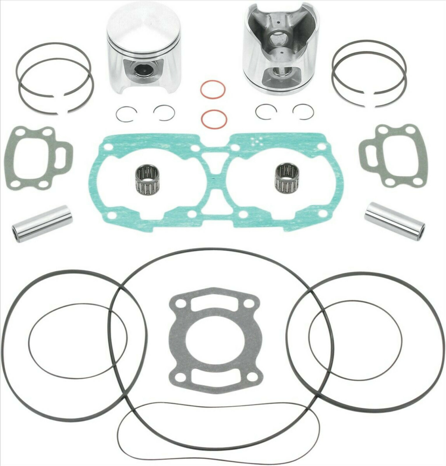 NEW 78.00mm STD BORE WSM TOP END REBUILD KIT 1993 SEA-DOO 650 XP X P 93