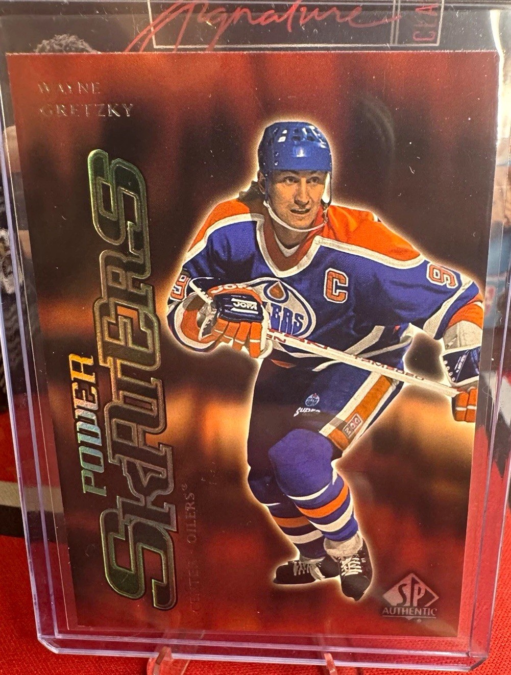 Upper Deck 2000 SP Authentic Power Skaters Insert Wayne Gretzky PS-1 Oilers Upper Deck 2000 SP Authentic Power Skaters Insert Wayne Gretzky PS-1 Oilers