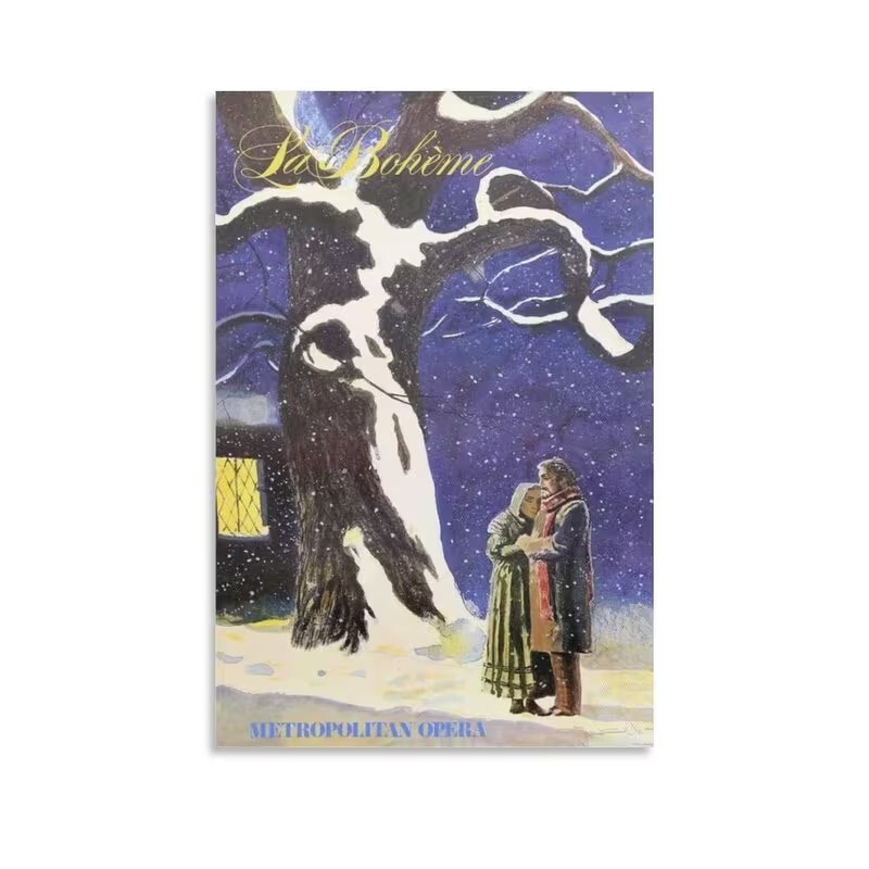 La Boheme Jaime Wyeth Metropolitan Opera Canvas Wall Art 16x24\