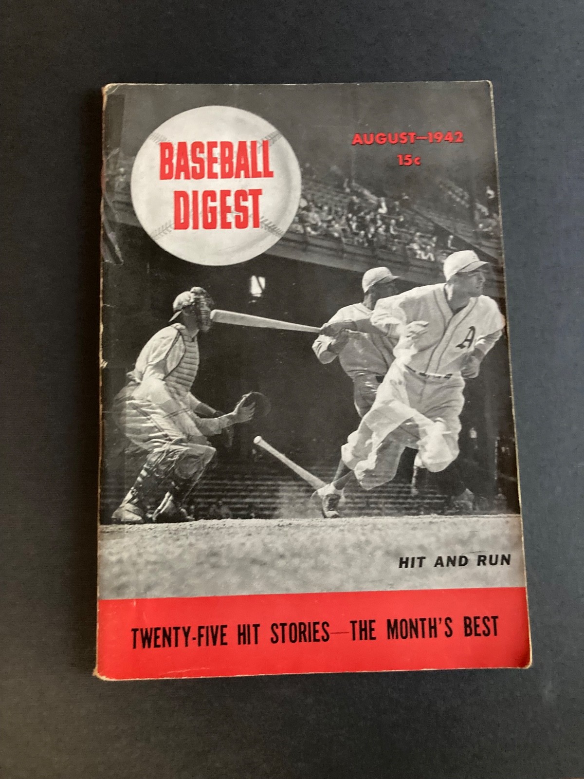 Baseball Digest - August, 1942 - First Issue