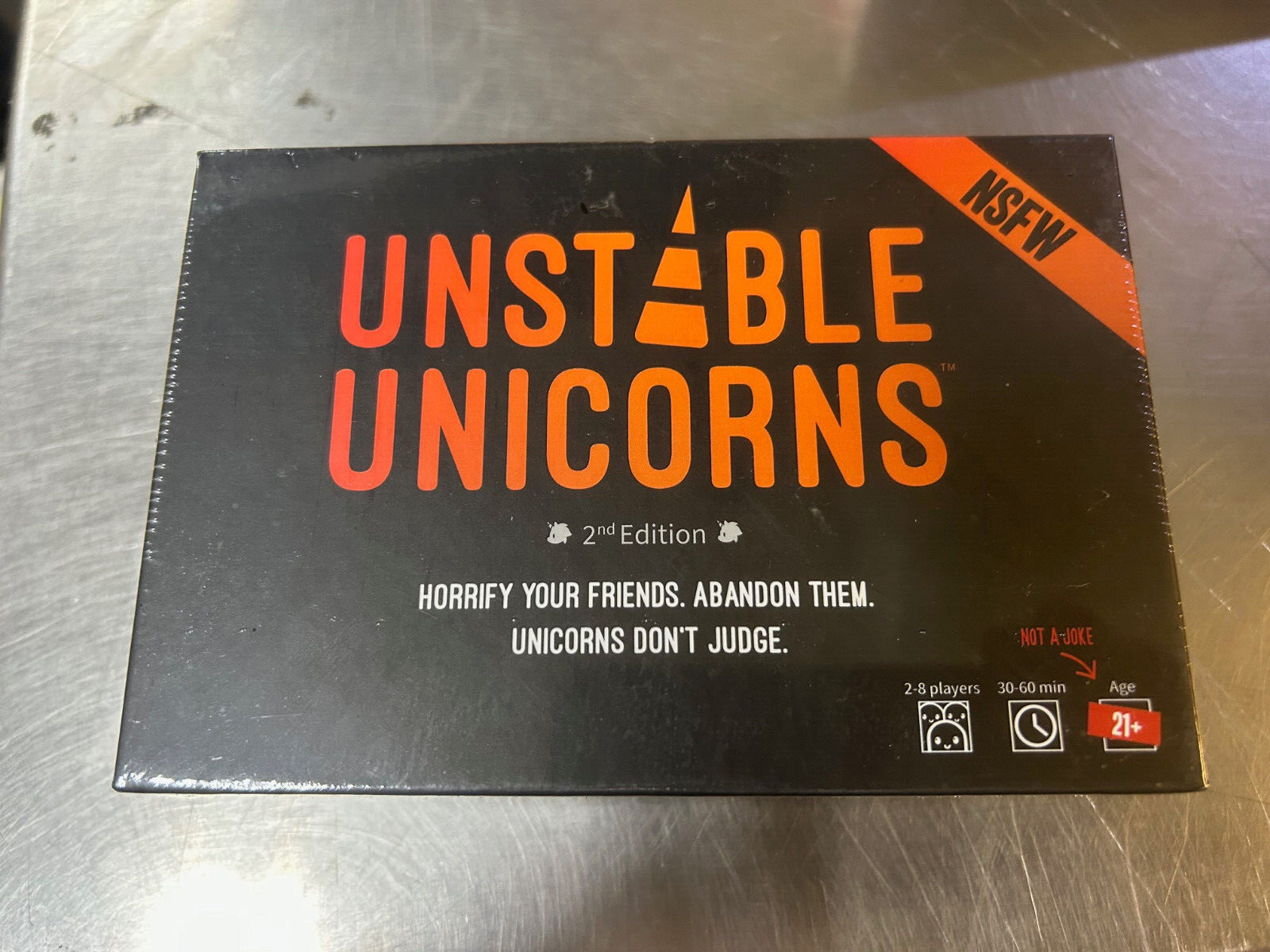 Unstable Unicorns 2nd Edition NSFW TEE Turtle Adult card game 21+ Expanded Base Unstable Unicorns 2nd Edition NSFW TEE Turtle Adult card game 21+ Expanded Base