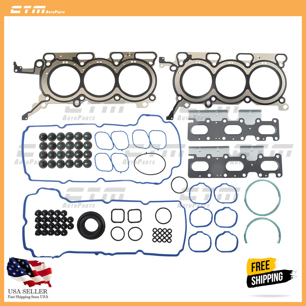 MLS Head Gasket Set Fits 07-10 Ford Edge Lincoln MKZ Mazda CX-9 V6 DOHC 3.5L