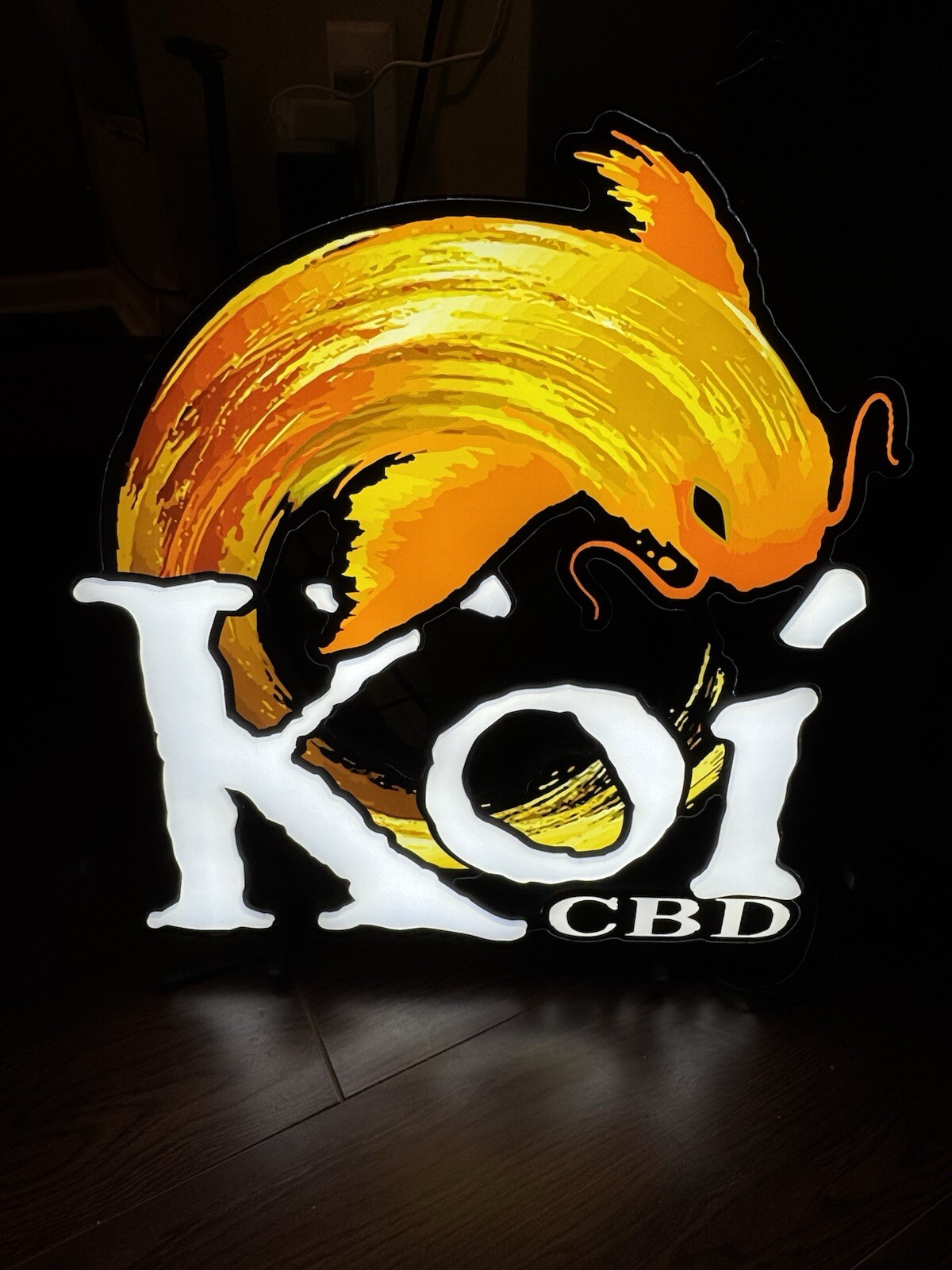 Koi CBD LED Neon Bar Dispensary  Cannabis Smoke Room Sign 18”x20”