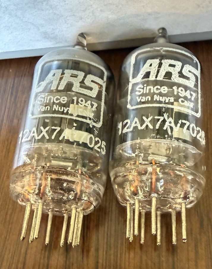 Tesla 12AX7/7025 Matched Pair Audio Tubes Jj/tesla