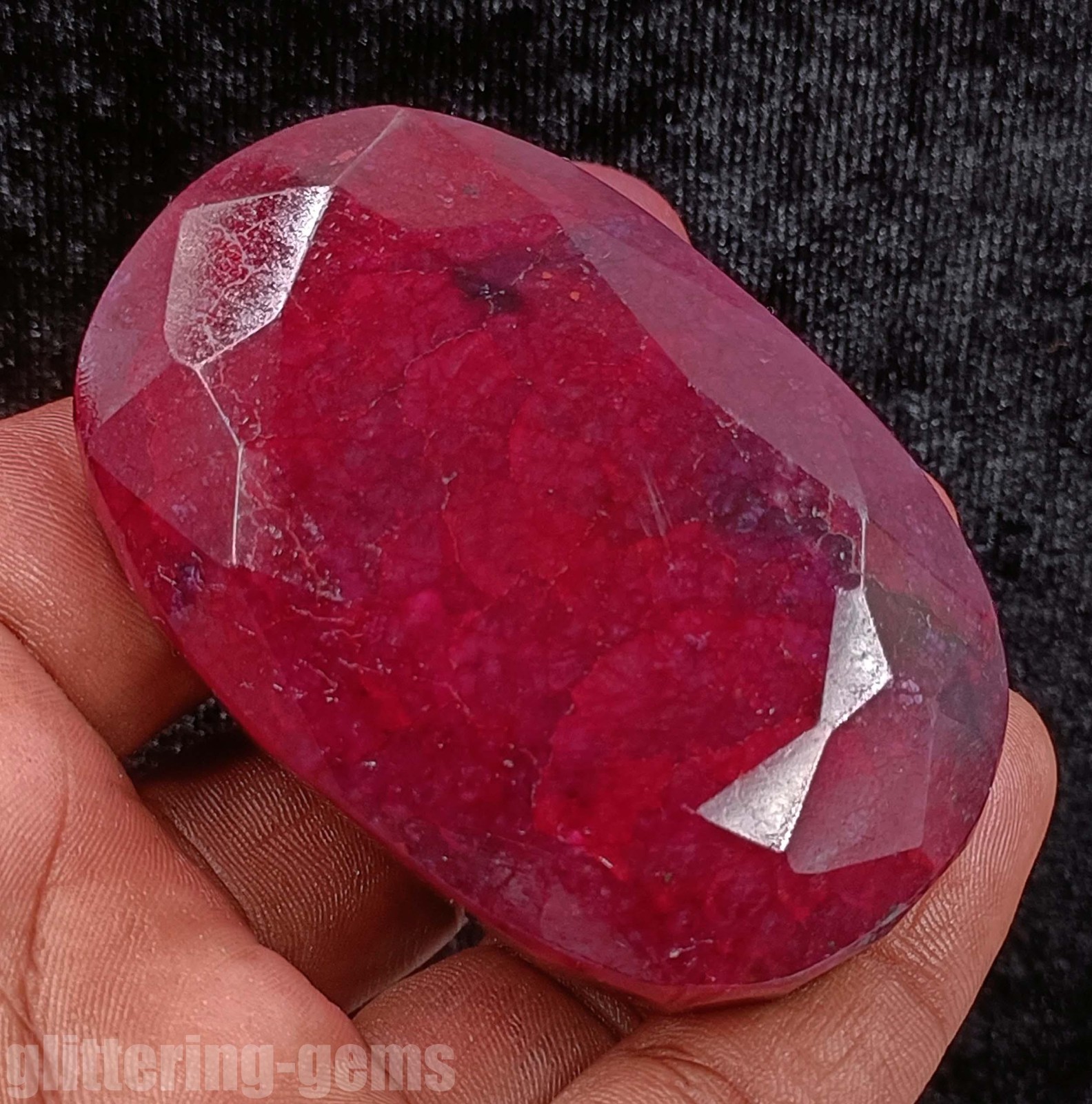Huge 756.05 Ct Natural Red Ruby Oval Shape IGL Certified Big Loose Gemstone 5DNO