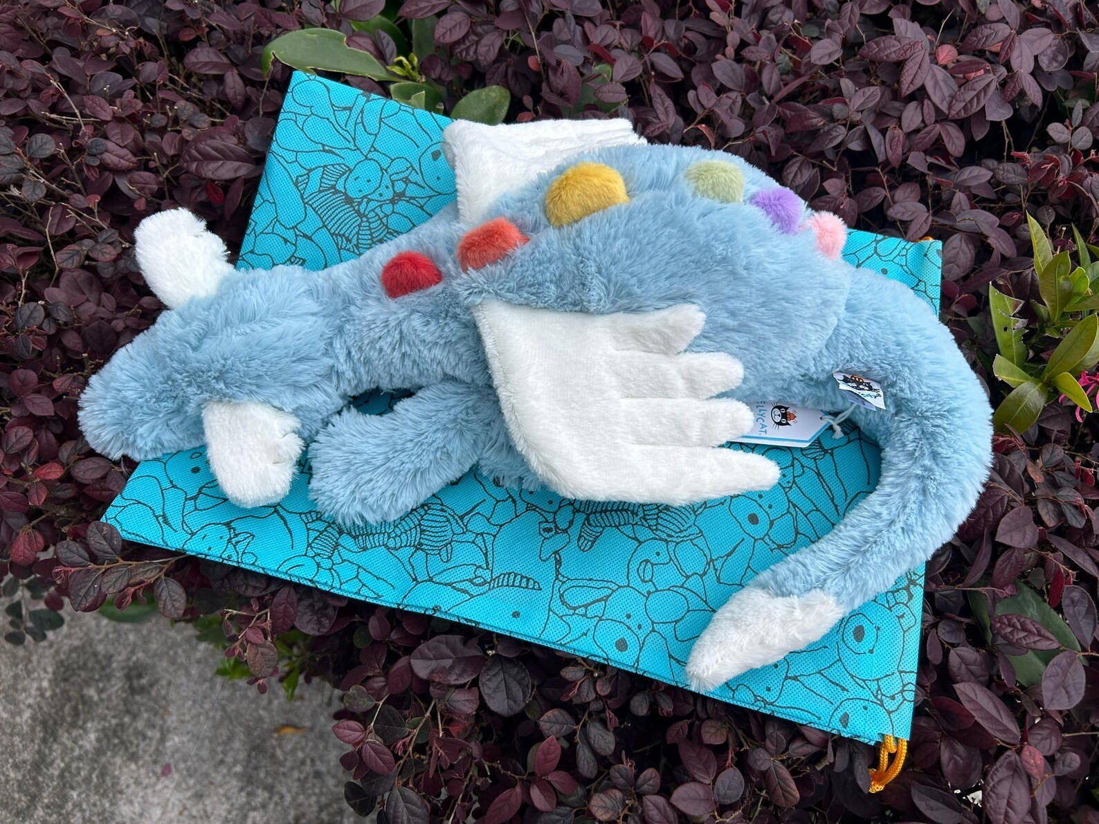 Huge 66cm Jellycat Sky Dragon - Authentic + New
