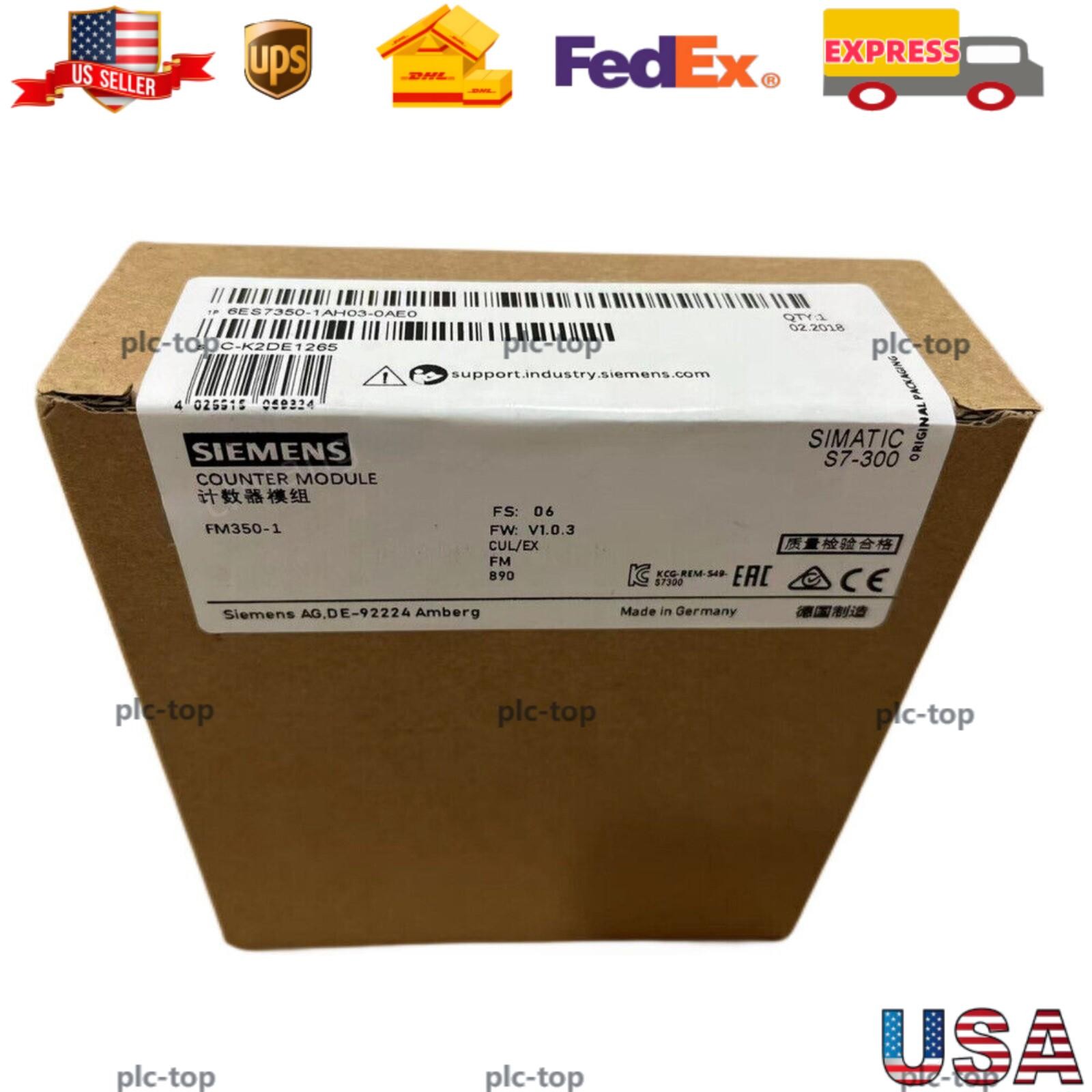 NewSiemens 6ES7350-1AH03-0AE0 Counter Module 6ES7 350-1AH03-0AE0 US FREE TAX
