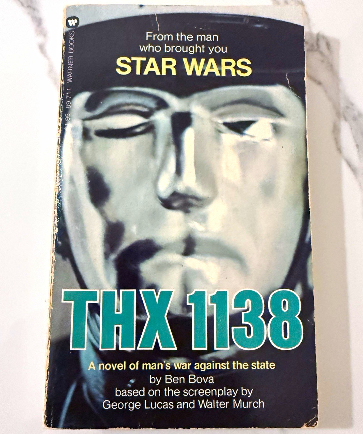 THX 1138 Ben Bova Signed 1978 Warner PB George Lucas Star Wars Sci-Fi THX 1138 Ben Bova Signed 1978 Warner PB George Lucas Star Wars Sci-Fi