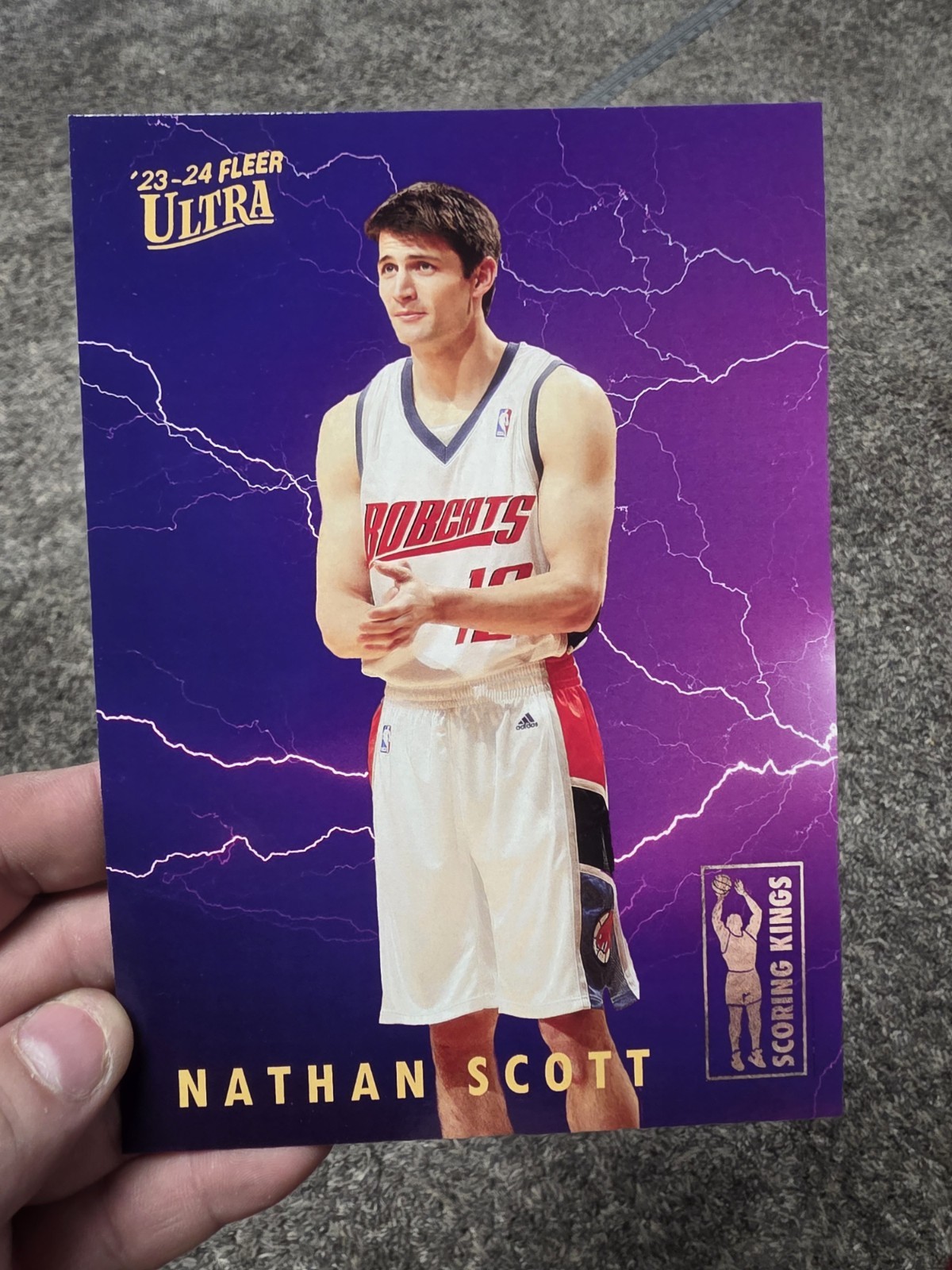 One Tree Hill Nathan Scott James Lafferty 5x7 Scoring Kings Trading Card One Tree Hill Nathan Scott James Lafferty 5x7 Scoring Kings Trading Card