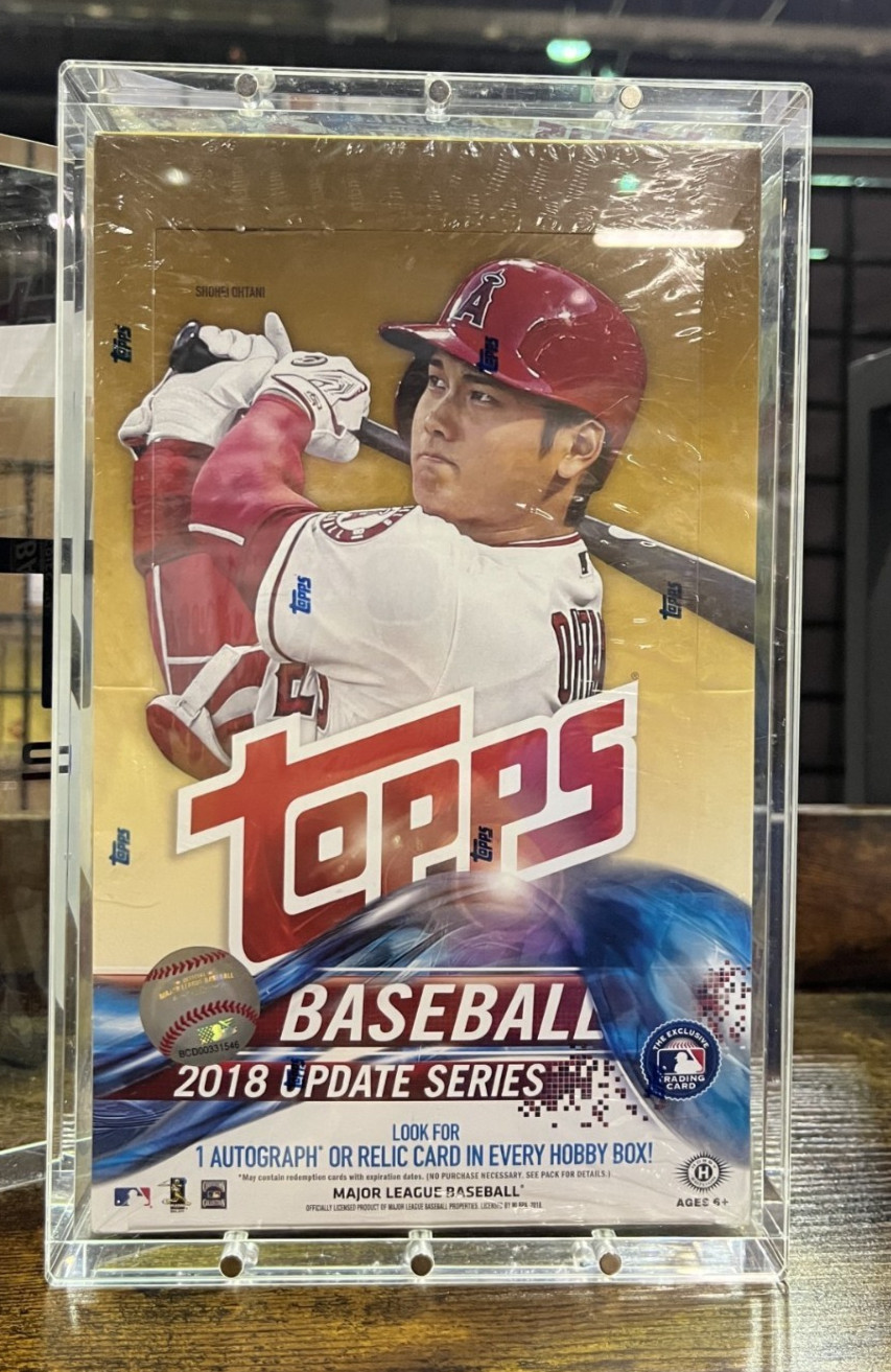 Acrylic Display Case Magnetic Lid FITS 2018 Topps Baseball Update Hobby Box