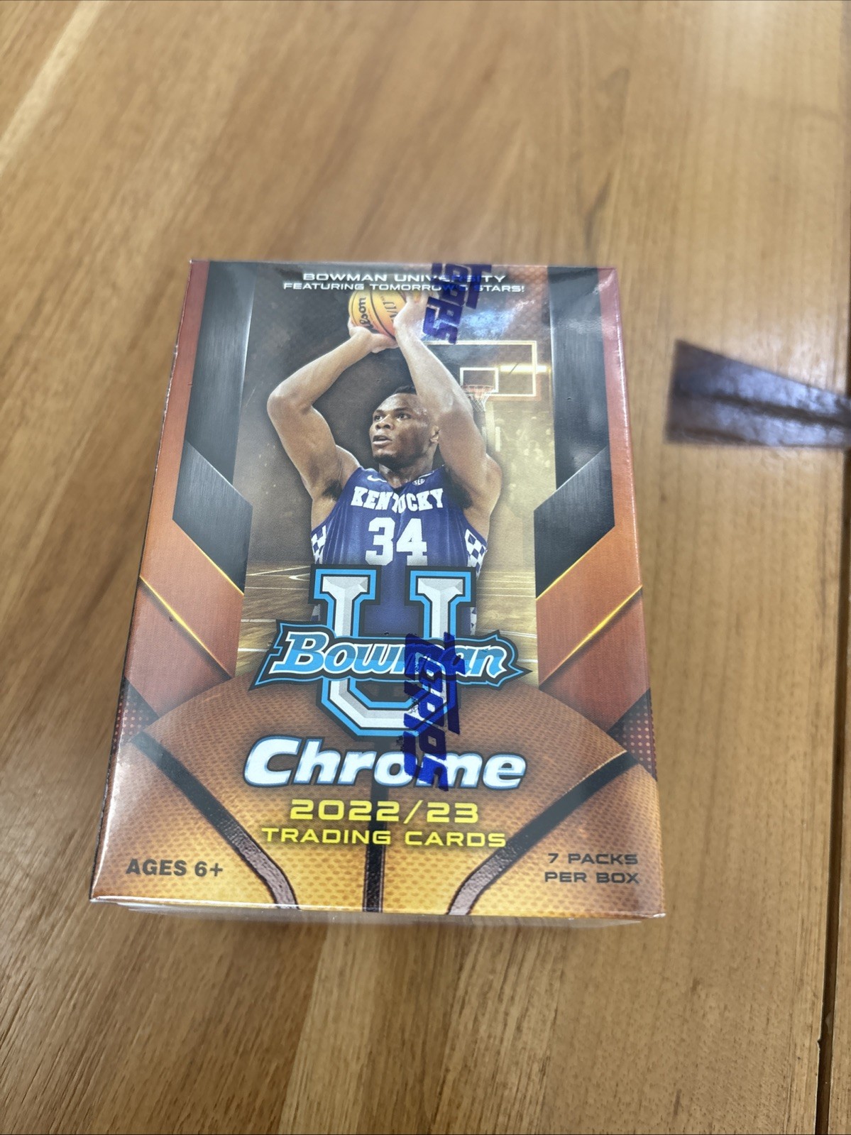 2022-23 Bowman Chrome University Basketball Blaster Box WEMBY/ CAITLIN Auto? 2022-23 Bowman Chrome University Basketball Blaster Box WEMBY/ CAITLIN Auto?